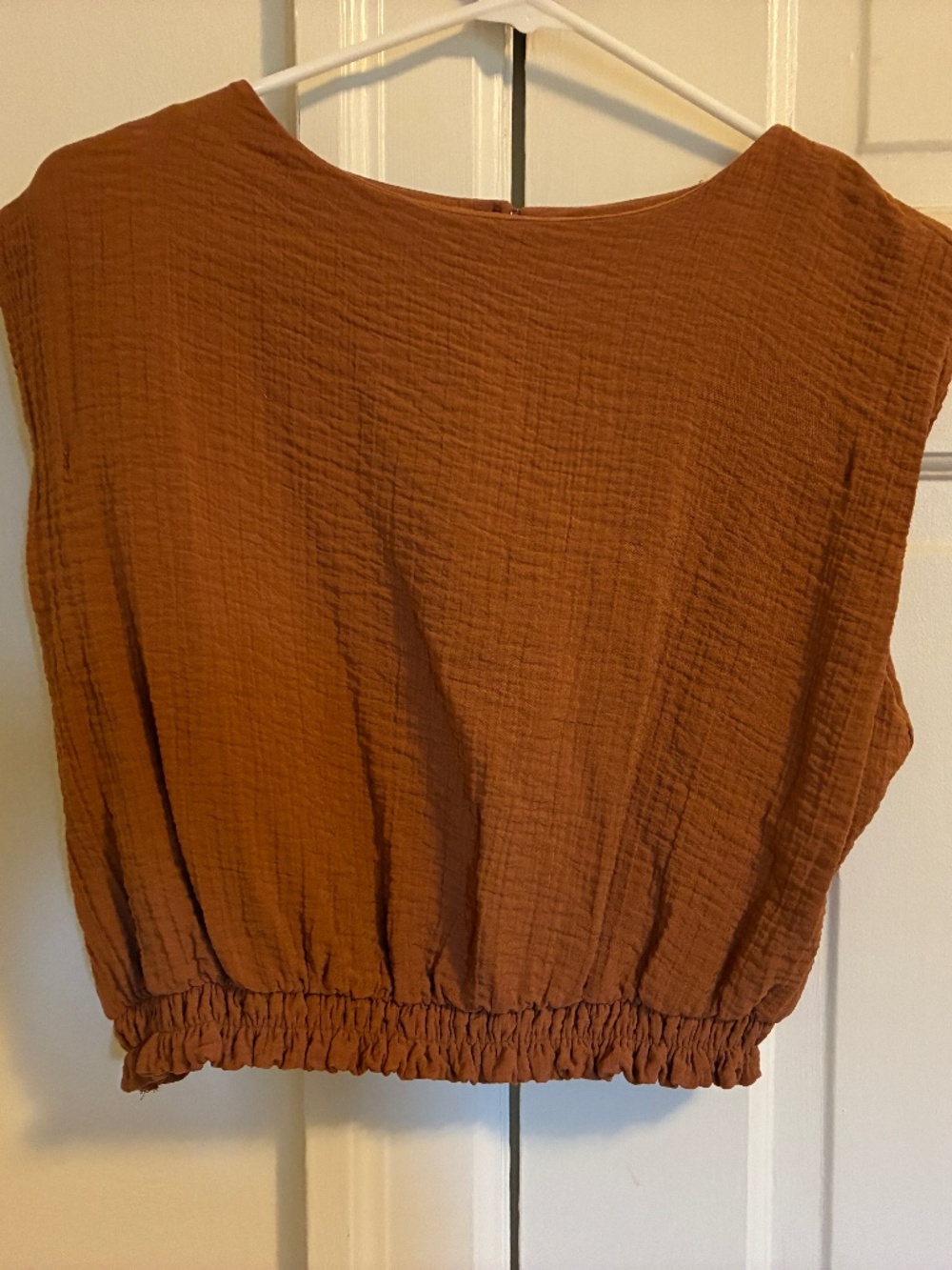 a new day crop blouse